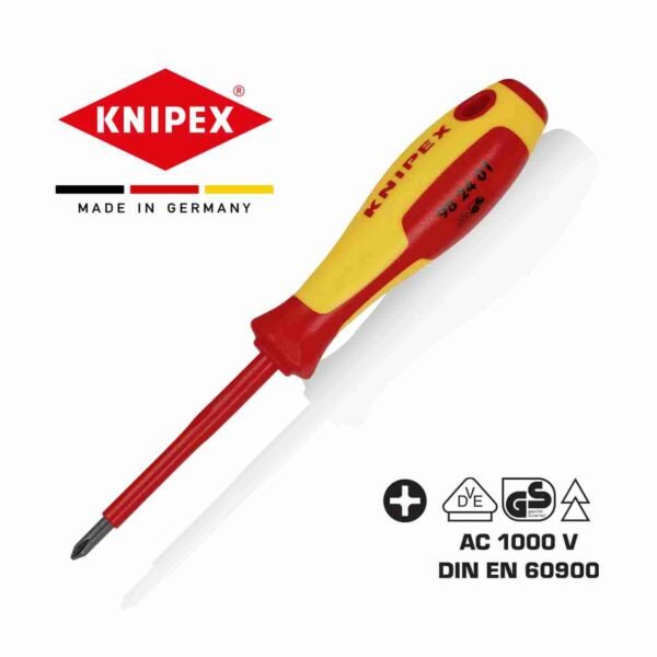 Одвртувач PH1 x 187mm VDE 1000V KNIPEX
