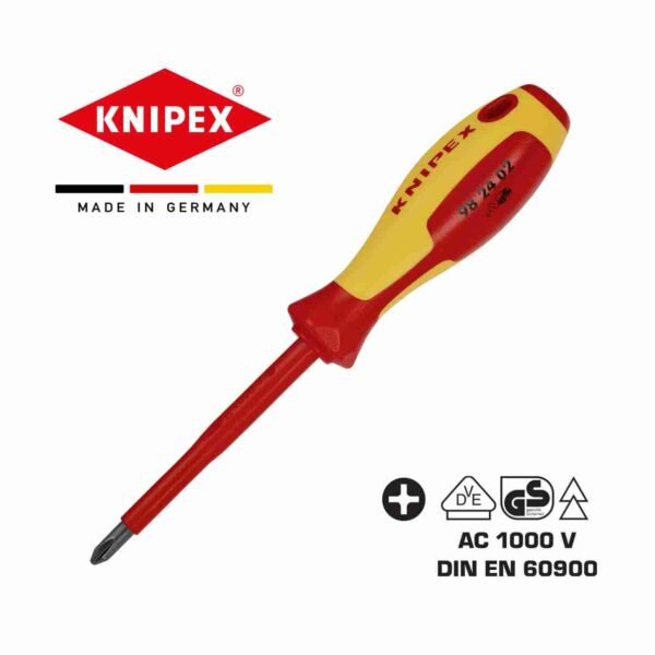 Одвртувач PH2 x 212mm VDE 1000V KNIPEX