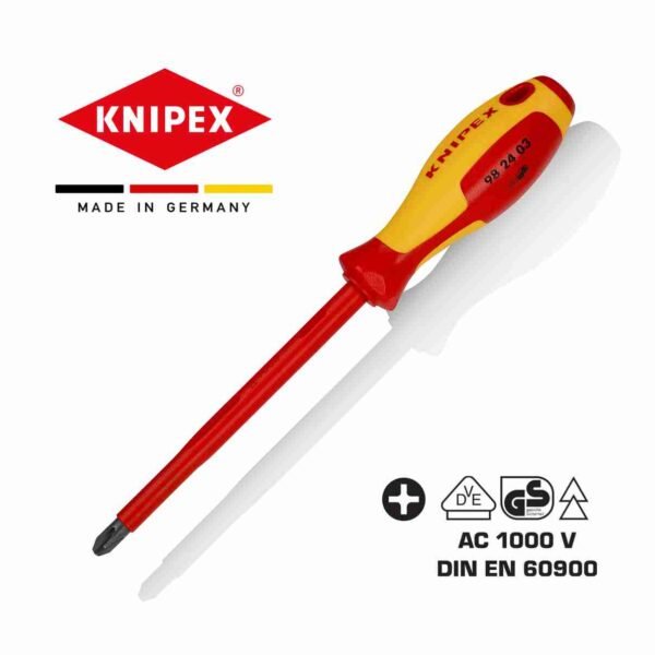 Одвртувач PH3 x 270mm VDE 1000V KNIPEX