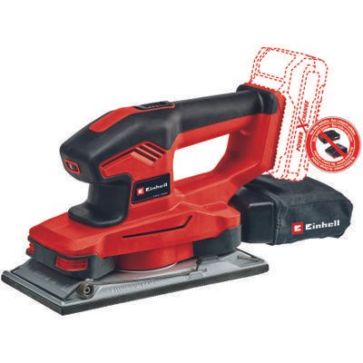 Батериска брусалка вибрациона EINHELL ТE-OS 18/230 Li 115X230mm - Image 2