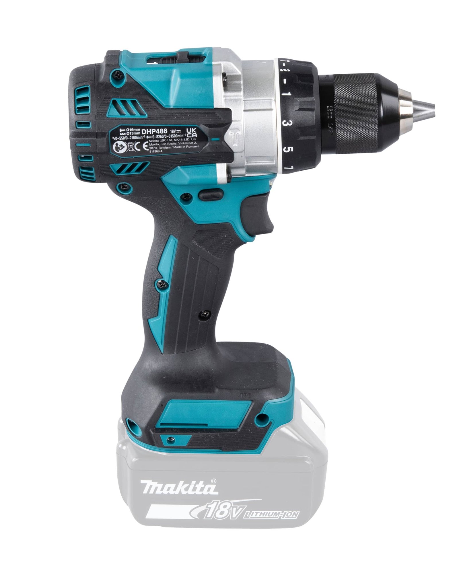 Батериска ударна дупчалка-одвртувач DHP486Z 18V Brushless - Image 5