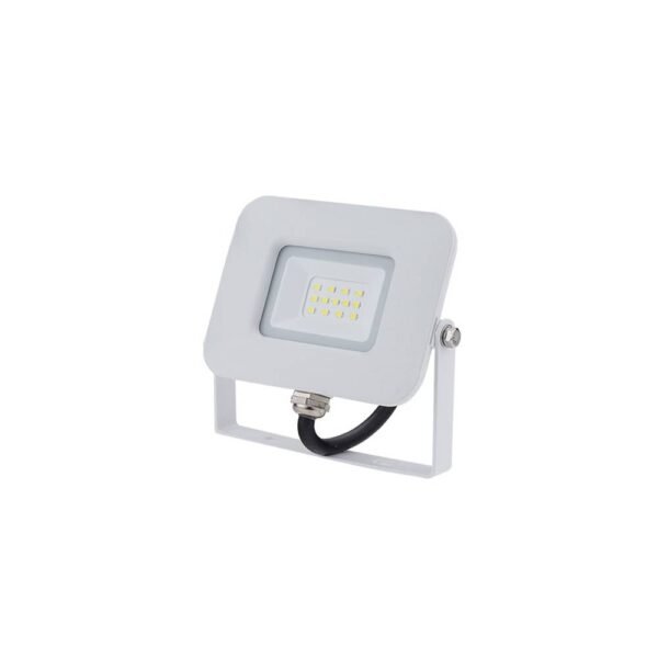 LED SMD РЕФЛЕКТОР БЕЛ EPISTAR 10W AC170-265V 150° IP65 4500K 70CM КАБЕЛ