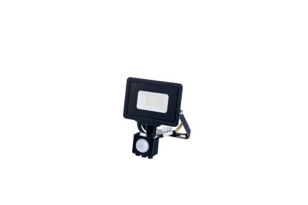 LED SMD РЕФЛЕКТОР ЦРН 10W 800LM AC220-265V 120° IP65 6000K - СО СЕНЗОР