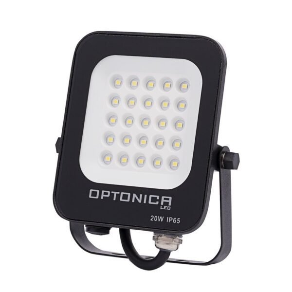 LED SMD РЕФЛЕКТОР ЦРН 20W 1800LM AC220-240V 90° IP65 6000K