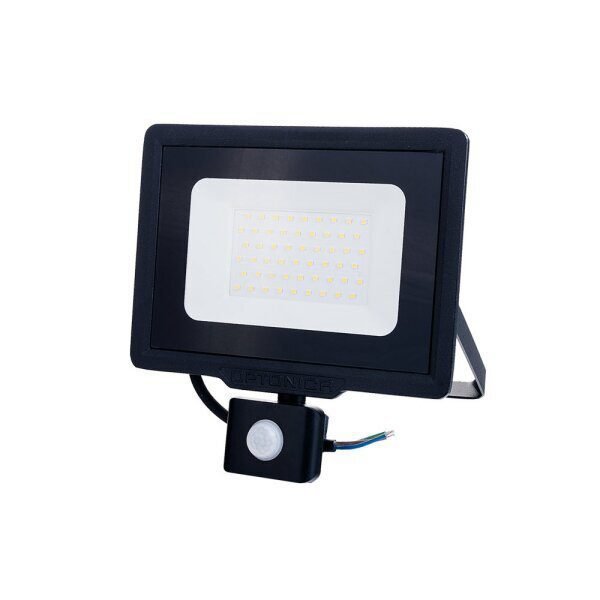 LED SMD РЕФЛЕКТОР ЦРН 50W 4000LM AC220-265V 120° IP65 4500K 70CM КАБЕЛ - СО СЕНЗОР