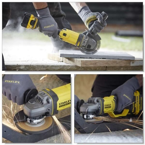 18V Аголна брусилка  125mm 2x4.0Ah V20 - Image 6