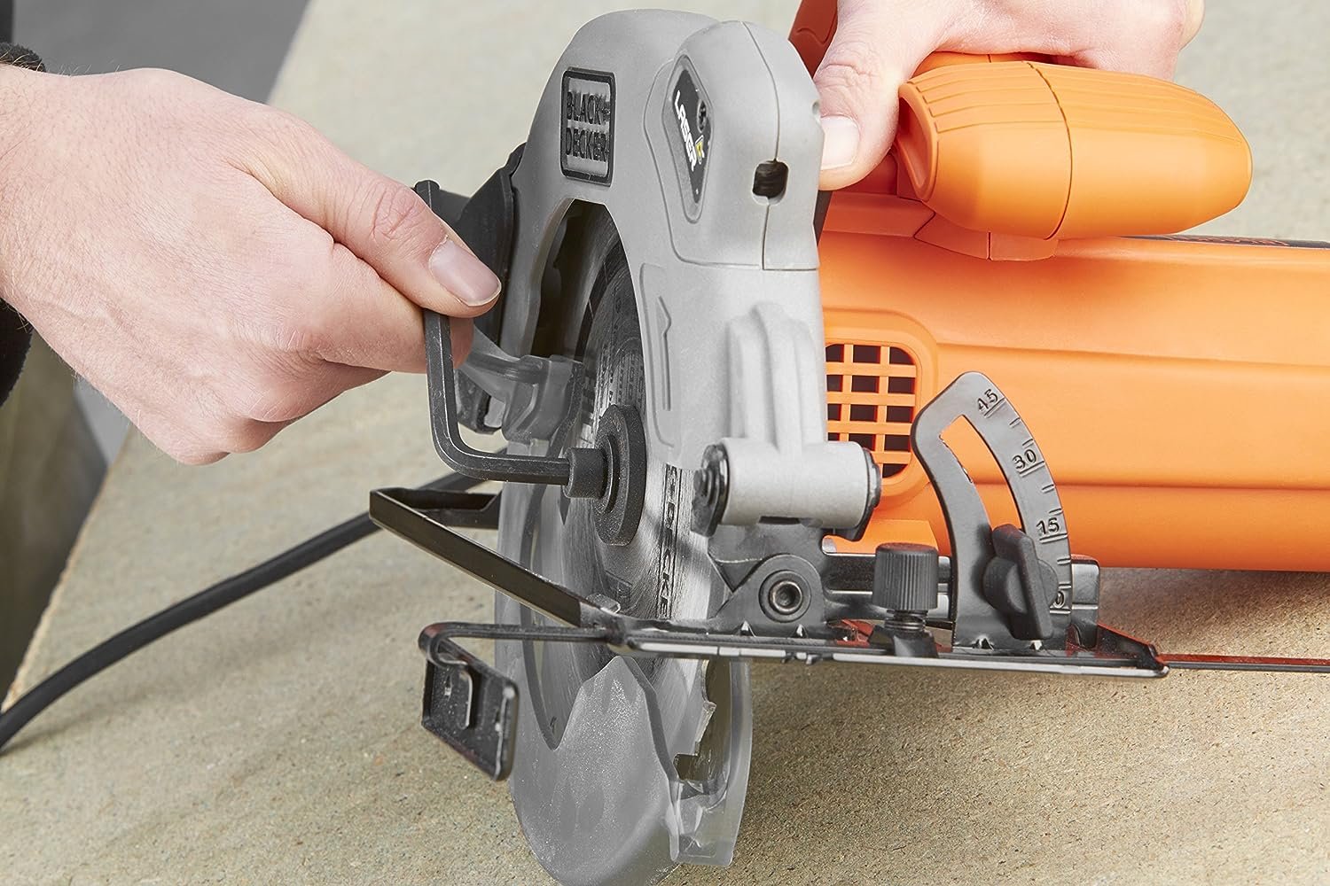 Кружна пила 1250W 190x16mm LASER Black+Decker - Image 6