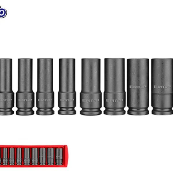 Комплет насадни клучеви долги 1/2“ Emtop EMSS12102L