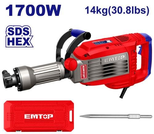 Електричен чекан 1700W EDBRH1703 Emtop