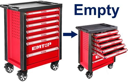 Празна количка за алат ETCS0702 Emtop