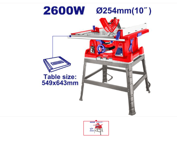 Електрична столна кружна пила ETSW26001 Emtop
