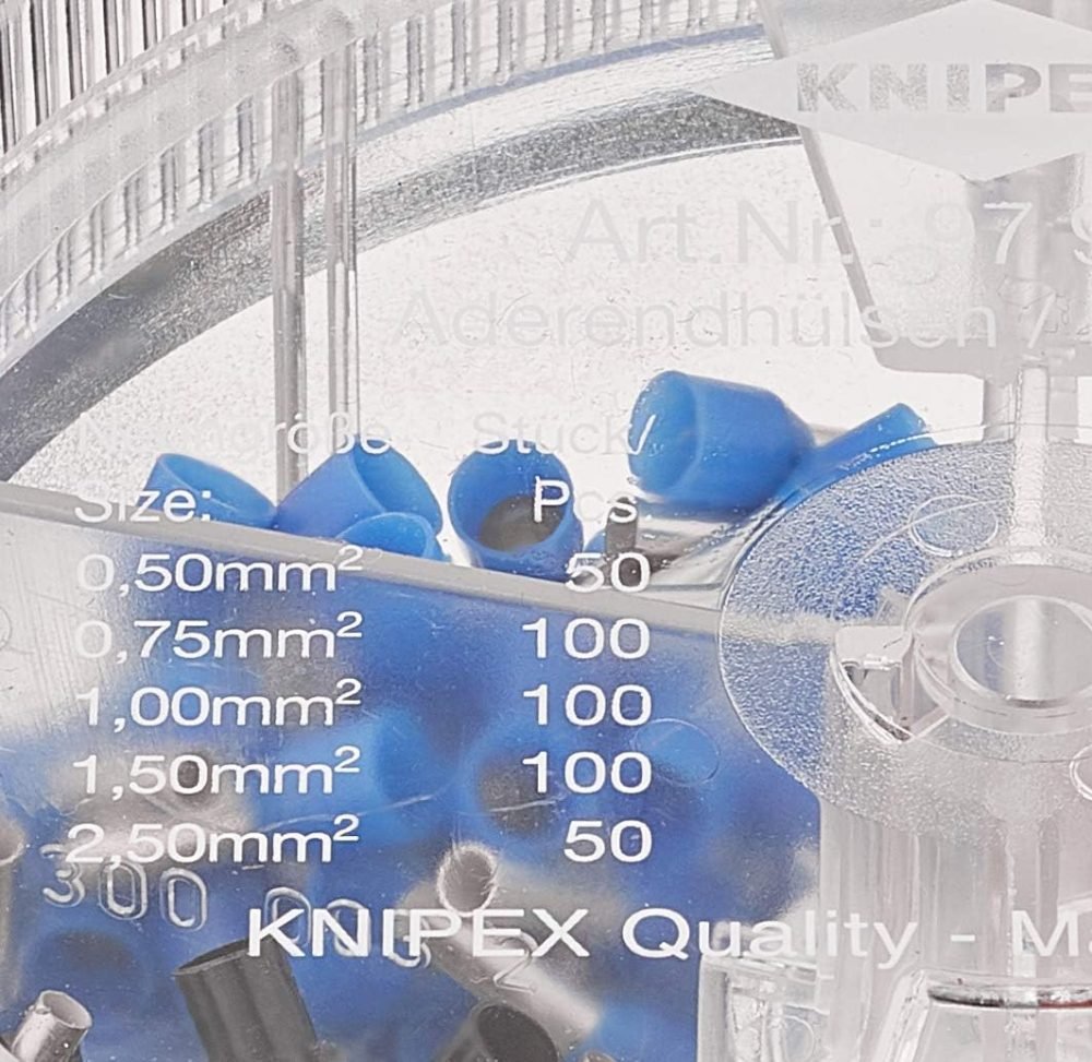 КНП Комплет неизолирани кабел папучи 0,50/0,75/1,00/1,50/2,50 mm?