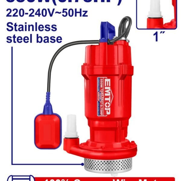 Потопна пумпа 550W EWPPS05501 Emtop
