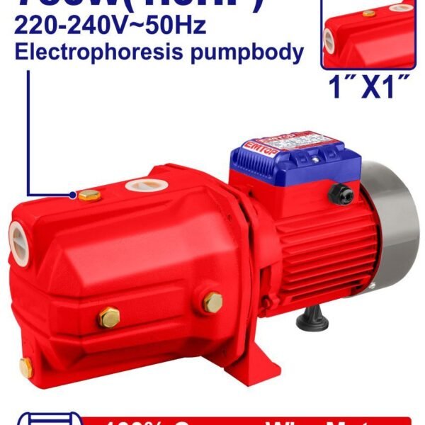Пумпа за хидрофор 750W EWPPJ07501 Emtop | 1" | 750 W | 3300 l/h | 51 m